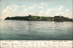 Fort Warren, Boston Harbor Postcard