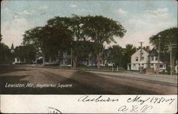 Haymarket Square Lewiston, ME Postcard Postcard Postcard