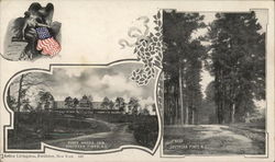 Piney Woods Inn and Drive Near Southern Pines Postcard