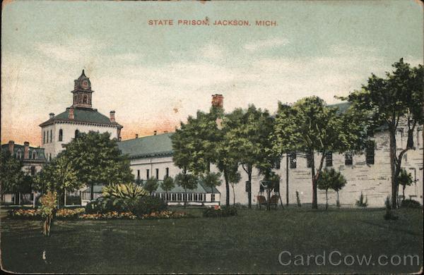 Michigan State Prison Jackson, MI Postcard