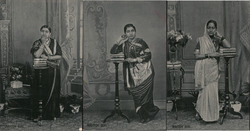 Set of 3: "Nautch Girl" Hindi Dancing Women India Postcard Postcard Postcard