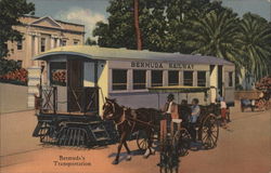 Bermuda's Transportation Postcard Postcard Postcard