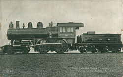 Four Coupled Bogie Express Locomotives Postcard Postcard Postcard