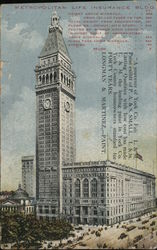 Metropolitan Life Insurance Building Postcard