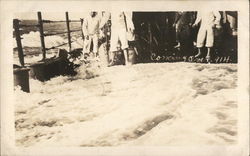 Water Sloshing onto the Deck Postcard