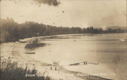 Shore Scene, Ossipee Lake New Hampshire Postcard Postcard Postcard