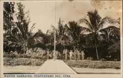 Marine Barracks Postcard