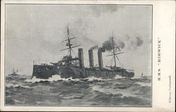 H.M.S. "Berwick" Postcard