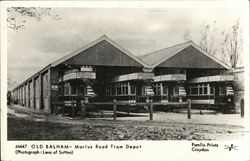 Marius Road Tram Depot Balham, England Postcard Postcard