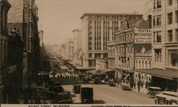 Bourke Street Melbourne, Australia Postcard Postcard