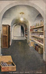 The Queens' Dolls' House, Stores in Cellar Postcard