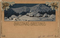 Christmas Greetings Postcard