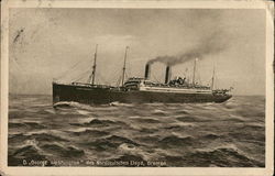 Norddeutscher Lloyd "George Washington" Boats, Ships Postcard Postcard