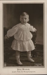 Prince Friedrich - Younger Son of the Royal Couple Royalty Postcard Postcard