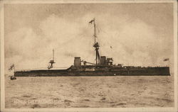 HMS Dreadnought Battleships Postcard Postcard