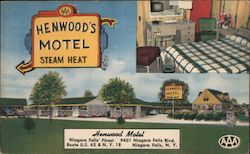 Henwood Motel Niagara Falls, NY Postcard Postcard Postcard