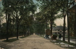 Wendell Avenue Pittsfield, MA Postcard Postcard Postcard