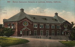 Harmon Gymnasium, University of California Postcard