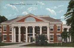 Mission Memorial Bldg. Postcard