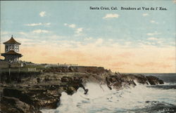 Breakers at Vue De l'Eau Santa Cruz, CA Postcard Postcard Postcard