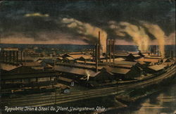 Republic Iron & Steel Co. Plant Postcard