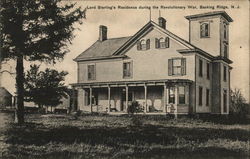 Lord Sterling's Residence During the Revolutionary War Postcard