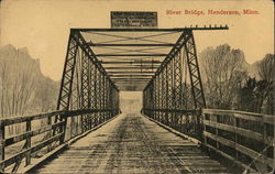 River Bridge Postcard