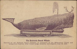 Redondo Beach Whale Postcard