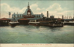 Ferry House of the C.R.R. of N.J. Jersey City, NJ Postcard Postcard Postcard