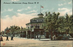 Feltman's Restaurant, Coney Island Postcard