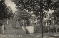 Birch Street Steps Boonton, NJ Postcard Postcard Postcard