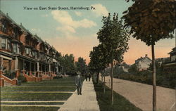 View on East State Street Harrisburg, PA Postcard Postcard Postcard