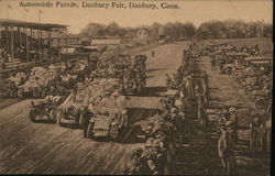 Danbury Fair - Automobile Parade Connecticut Postcard Postcard Postcard