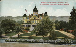 Glendale Sanitarium, A Southern California Health Resort Postcard Postcard Postcard