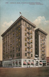 Hotel St. Mark, Twelfth & Franklin Streets Postcard