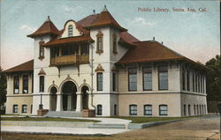 Public Library Postcard