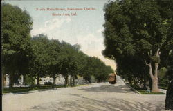 North Main Street Santa Ana, CA Postcard Postcard Postcard