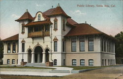 Public Library Postcard