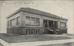 Anaheim Public Library Postcard