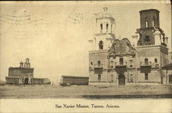 San Xavier Mission Tucson, AZ Postcard Postcard Postcard