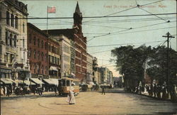 Front St. from Main Postcard