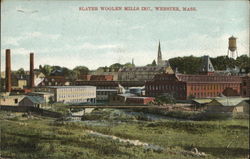 Slate Woolen Mills Inc. Webster, MA Postcard Postcard Postcard