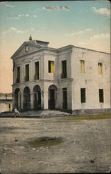 Municipal Building Añasco, Puerto Rico Postcard Postcard Postcard