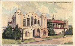 Washington State Building, California Tower in Background San Diego, CA 1915 Panama-California Exposition Postcard Postcard Postcard