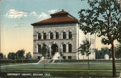 University Library Boulder, CO Postcard Postcard Postcard