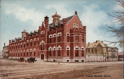 County Hospital Postcard