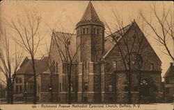 Richmond Avenue Methodist Episcopal Church Buffalo, NY Postcard Postcard Postcard