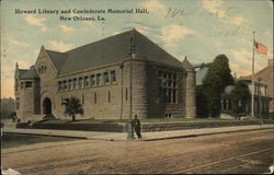 Howard Library and Confederate Memorial Hall New Orleans, LA Postcard Postcard Postcard