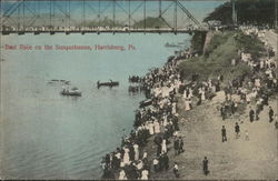 Boat Race on the Susquehanna Harrisburg, PA Postcard Postcard Postcard