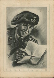 Panzermann Postcard